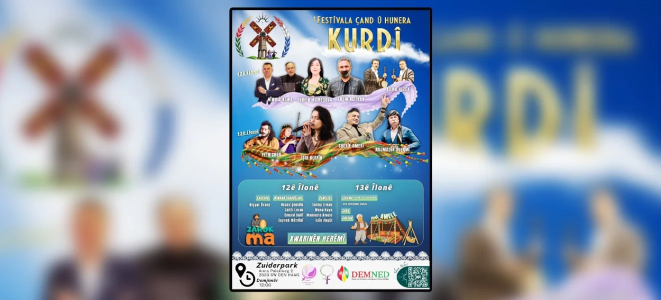 Hollanda’da ilk Kürt Kültür Festivali