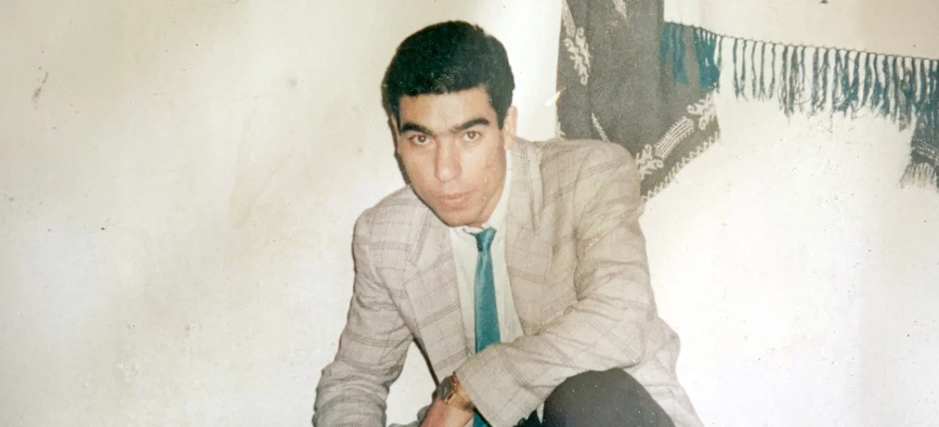 Şehidin mezarında çarmıhın izleri