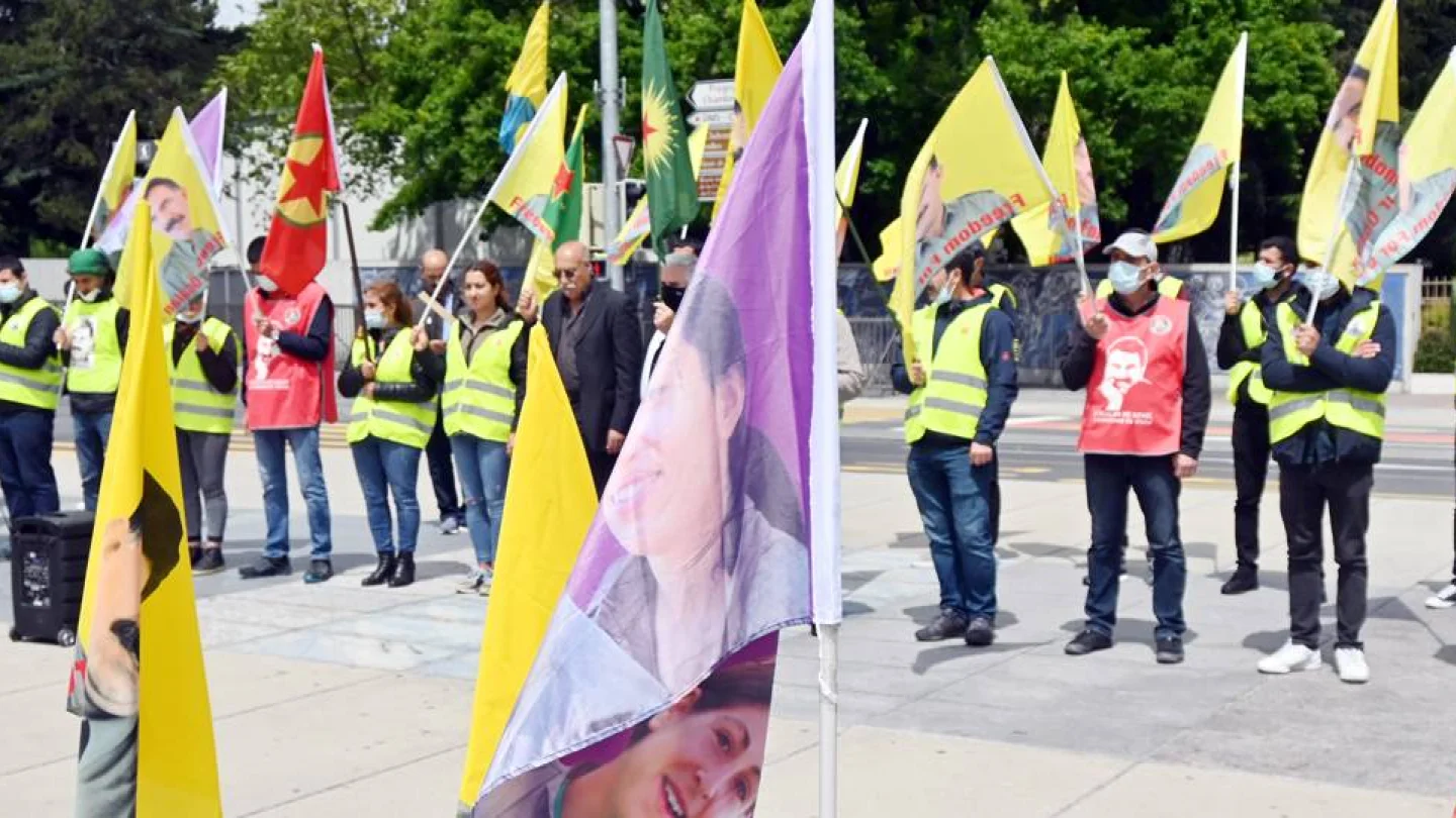 Cenevre'de BM ofisi önünde oturma eylemi