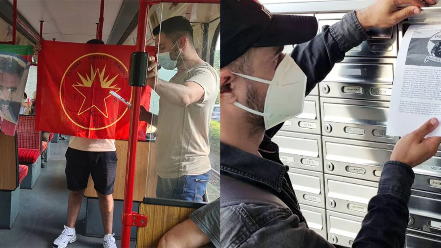 Gençler tecride karşı bilgilendirme standı açtı