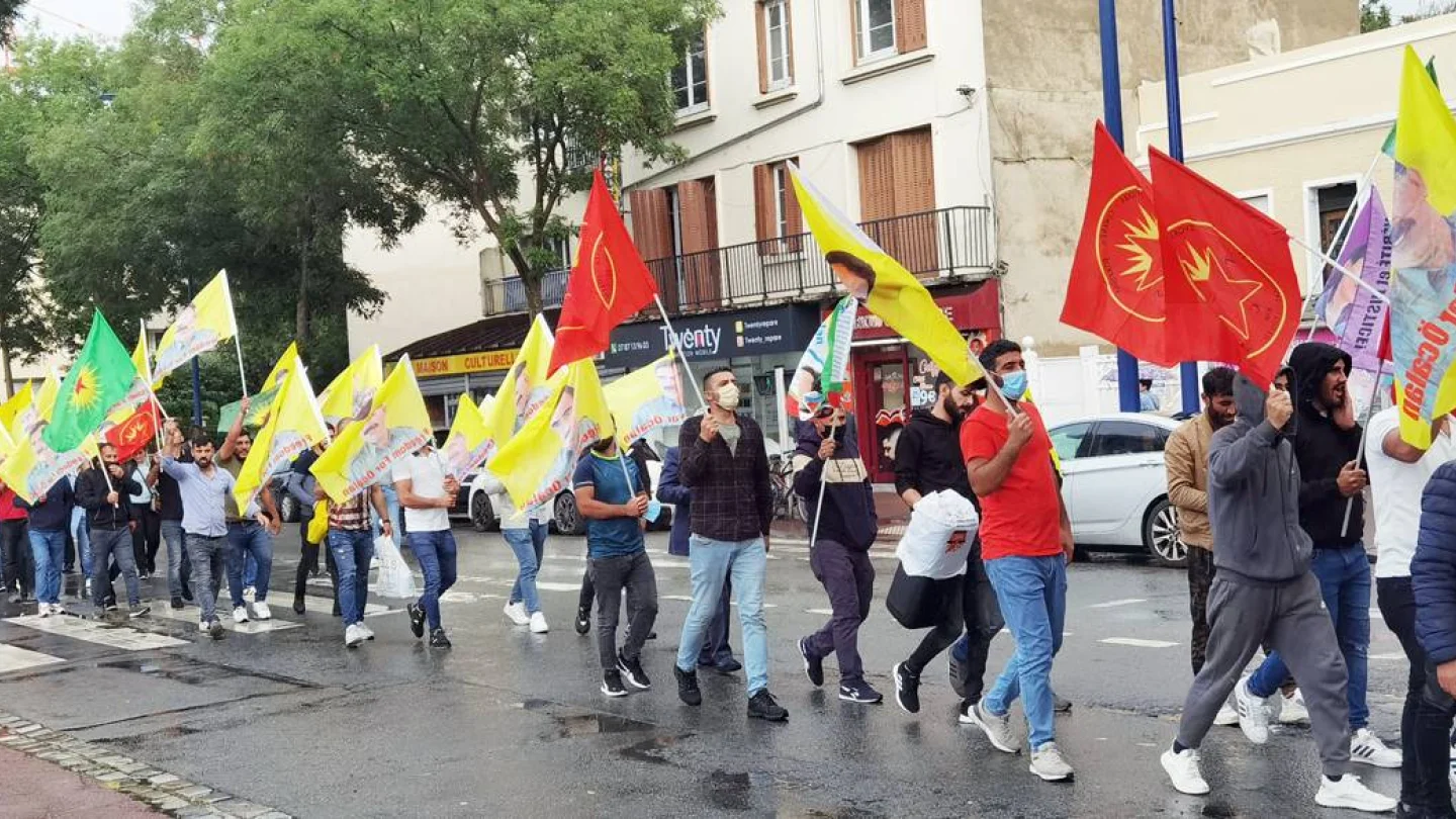 Gençler Drancy'de işgale ve tecride karşı yürüdü