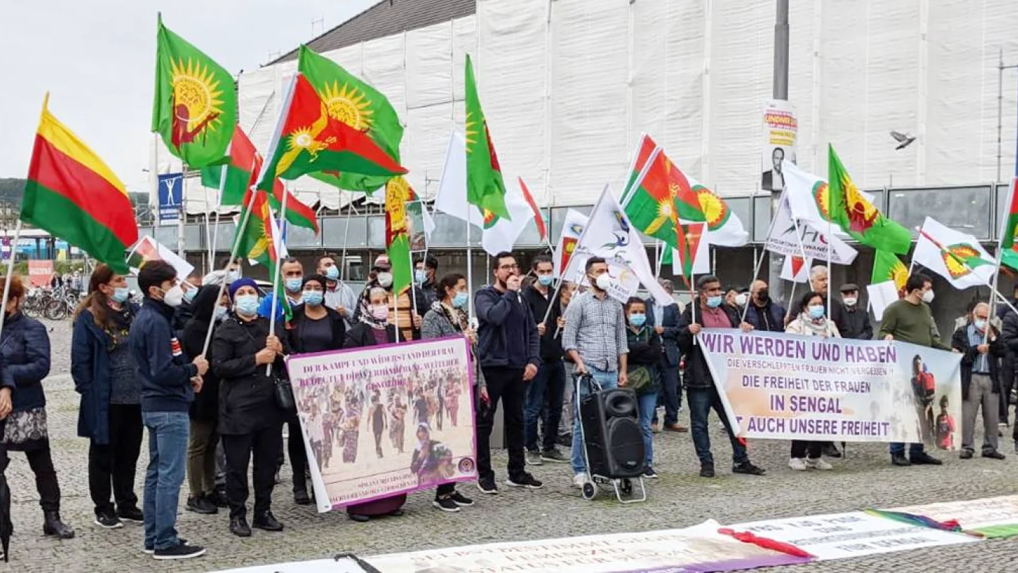 Şengal saldırısı protesto edildi