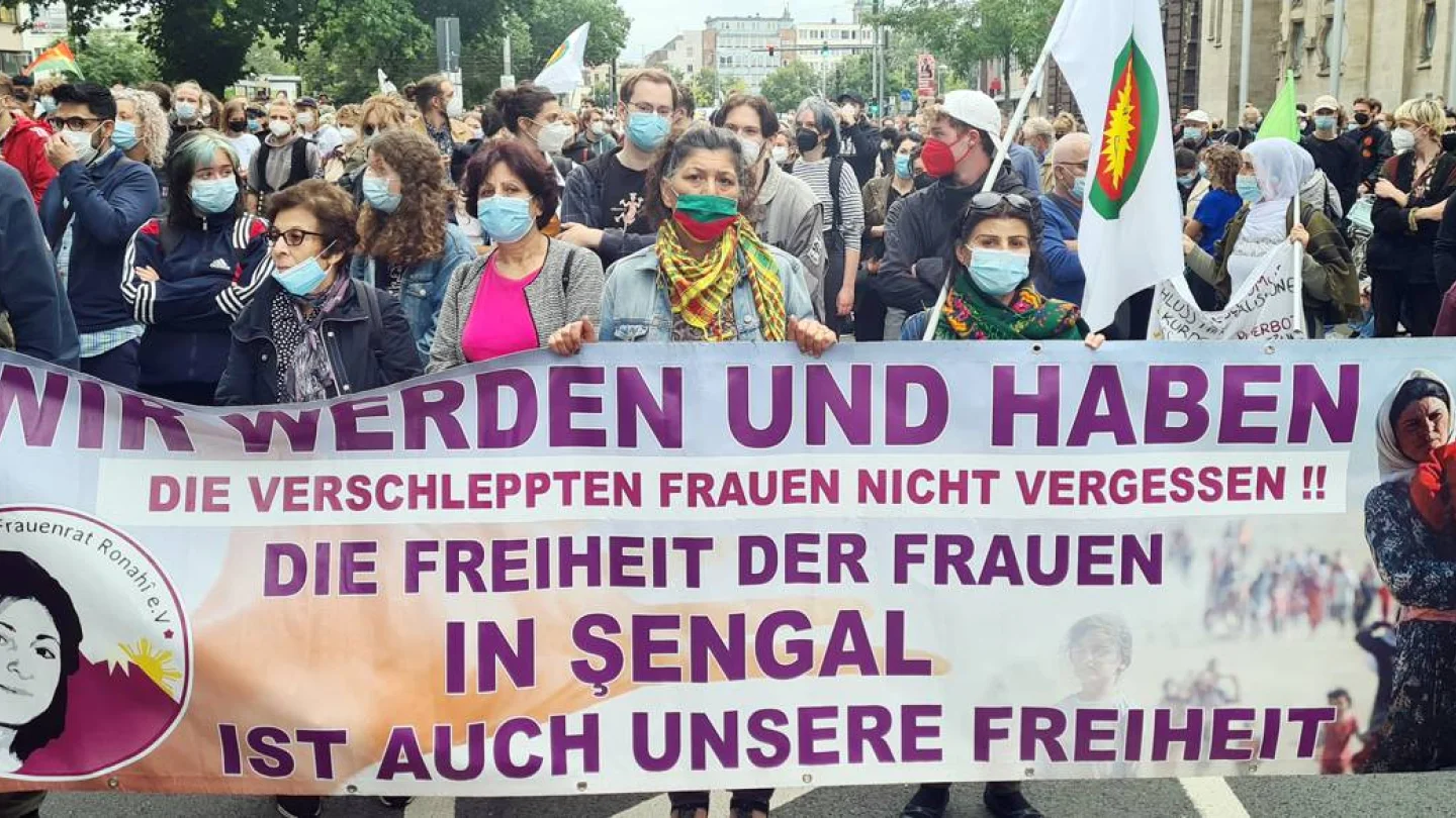 Şengal saldırısı protesto edildi