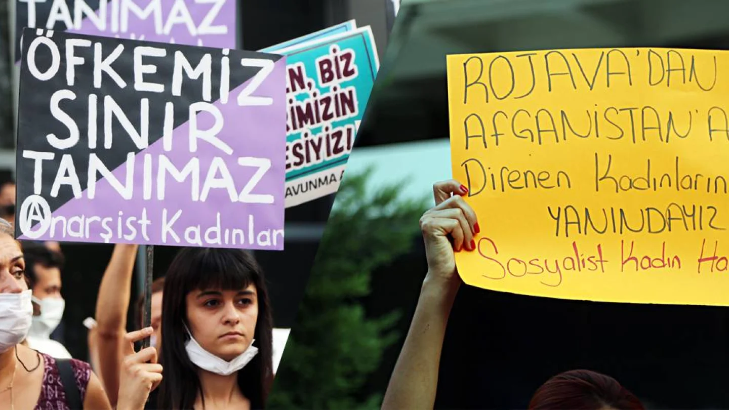 Ankara'da Afganistanlı kadınlarla dayanışma eylemi düzenlendi