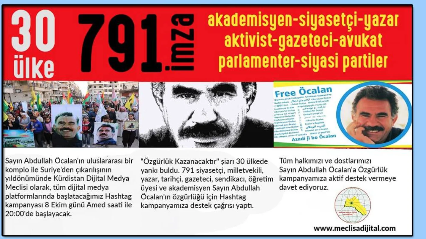 Kürdistan Dijital Medya Meclisi çağrı afişi