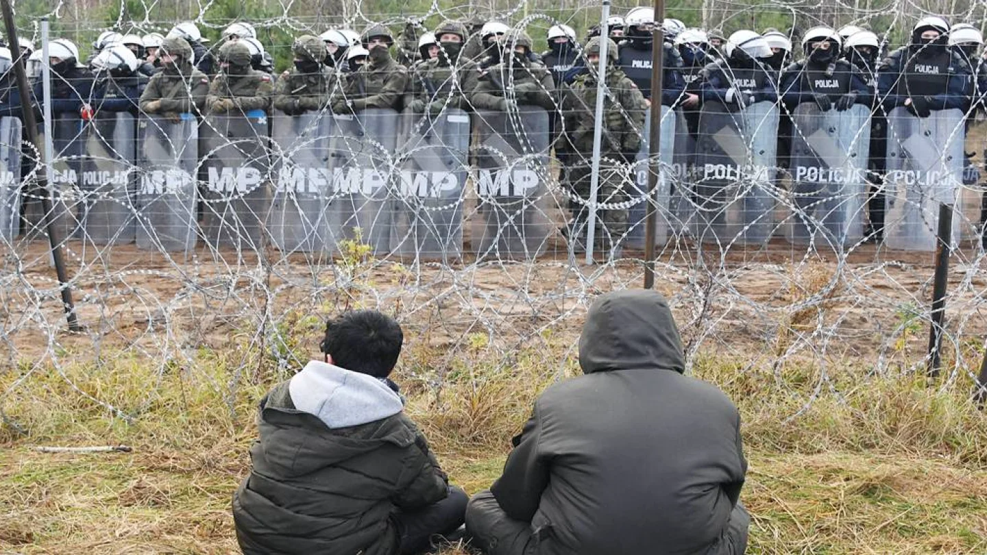 Polonya-Belarus sınırında mülteciler ölüme terk edildi / foto: AFP