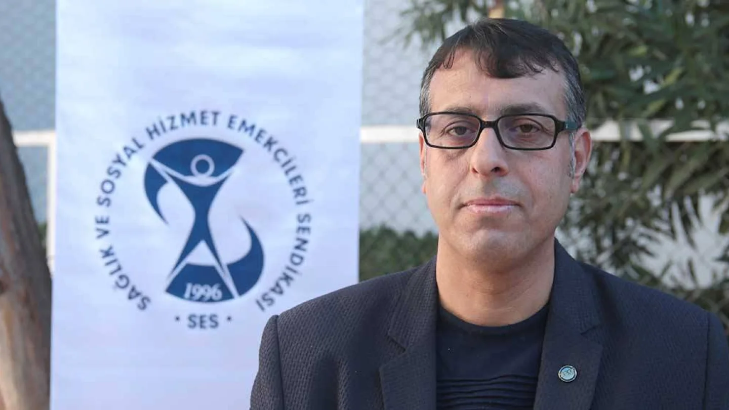 Sağlık ve Sosyal Hizmet Emekçileri Sendikası (SES) Amed Şubesi Eşbaşkanı Şiyar Güldiken
