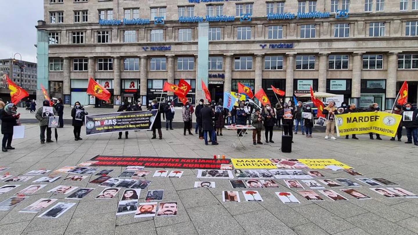 Maraş katliamı Köln'de protesto edildi