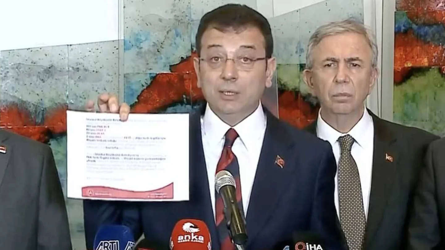 İBB Başkanı Ekrem İmamoğlu