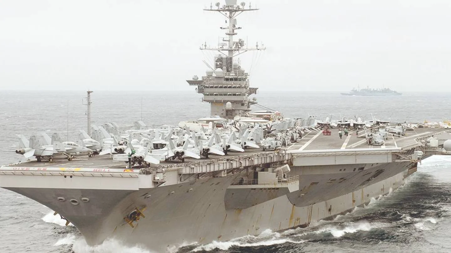 NATO’nun dün başlayan “Neptune Strike 22” adlı tatbikatına ABD'nin uçak gemisi USS Harry Truman da katıldı. Foto: AFP