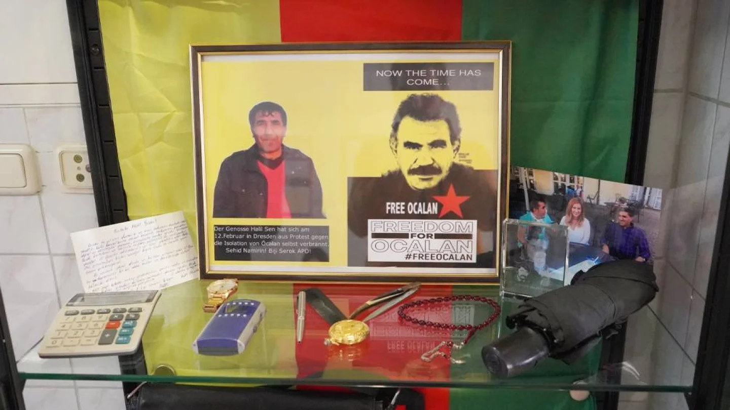 Dresden’deki anmada Halil Şen’in eşyaları sergilendi