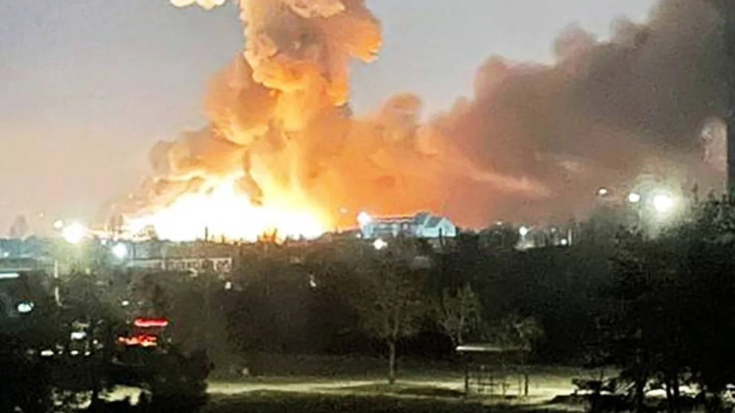 Xarkov bombalanırken