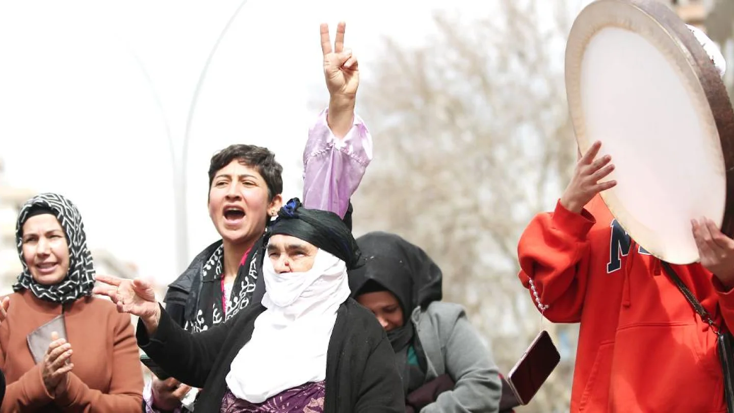 Amed 8 Mart Dünya Kadınlar Günü'nden bir kare