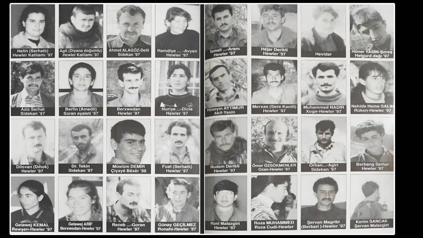 1997 Hewler Katliamı şehitleri