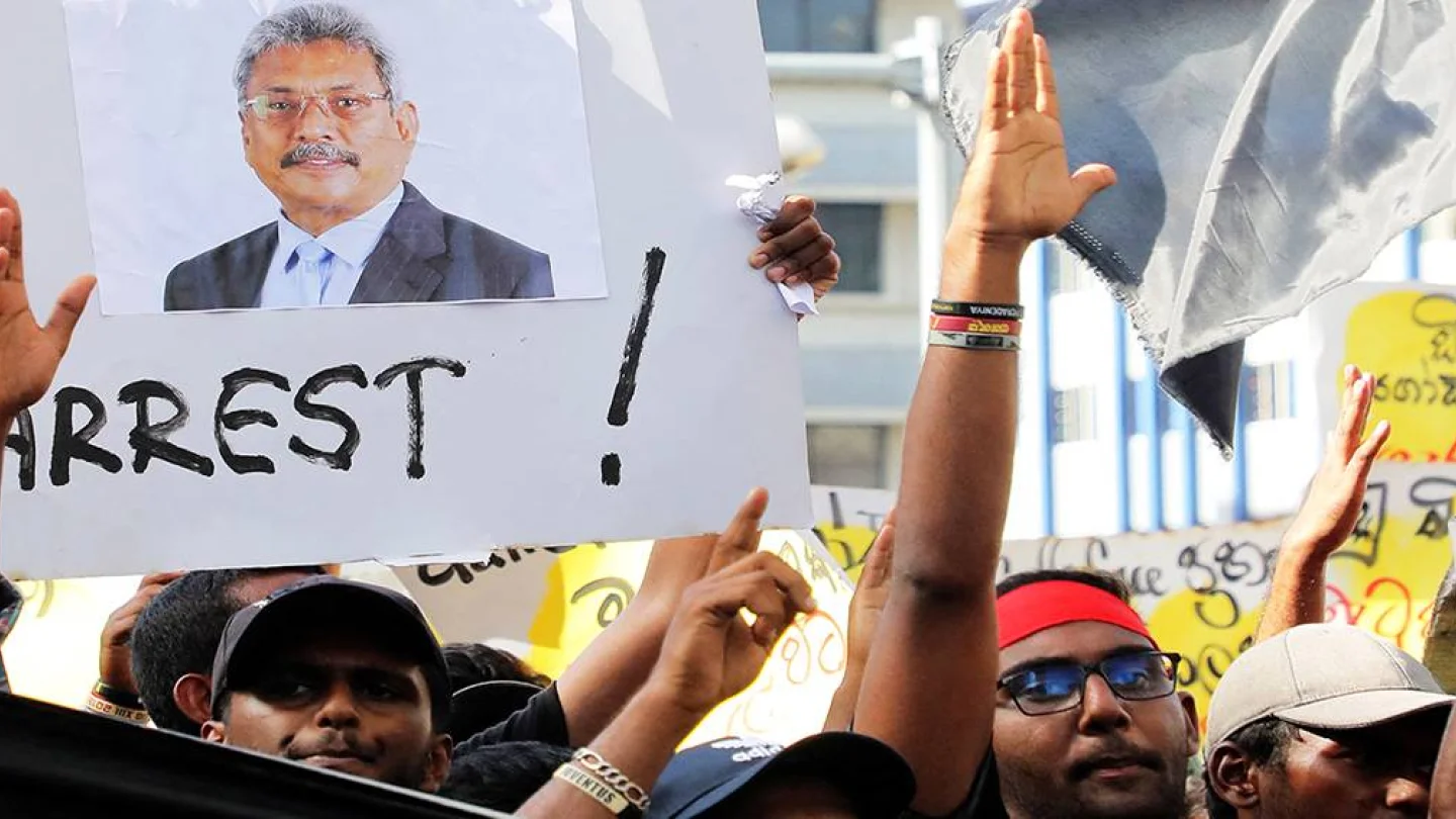 Sri Lanka'da sistem çöktü