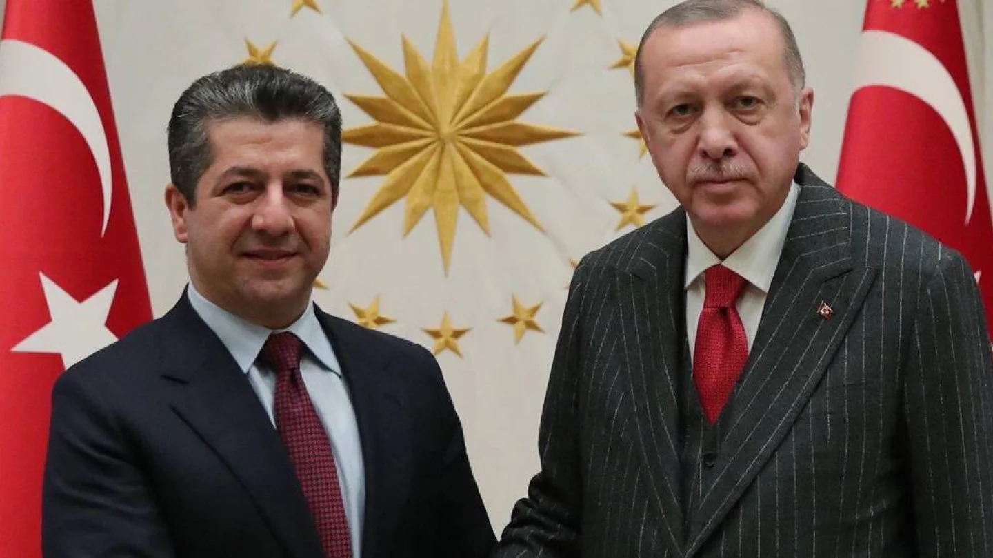 Mesrur Barzani ve Recep Erdoğan