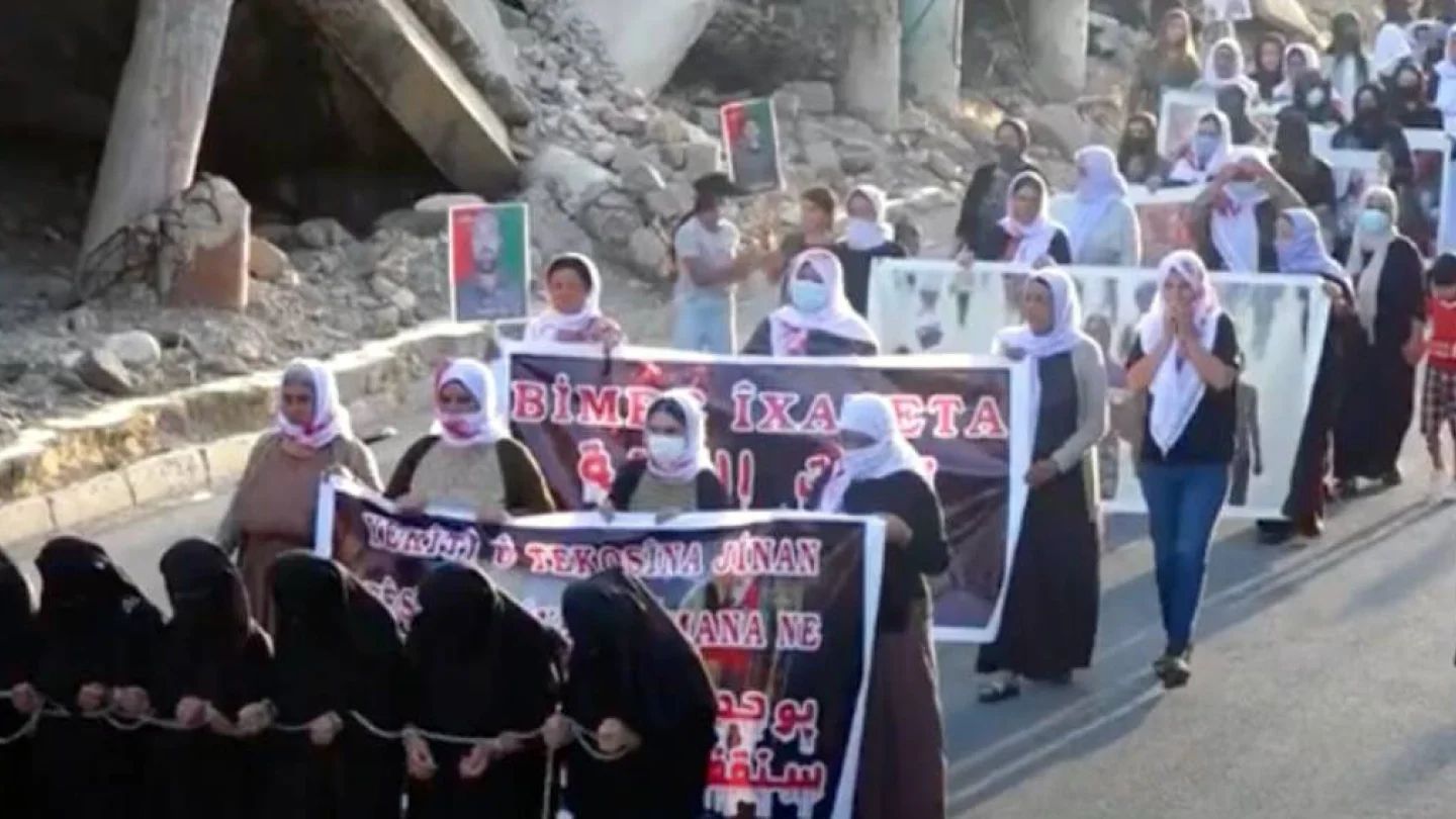 Şengal'de Ferman protestoları