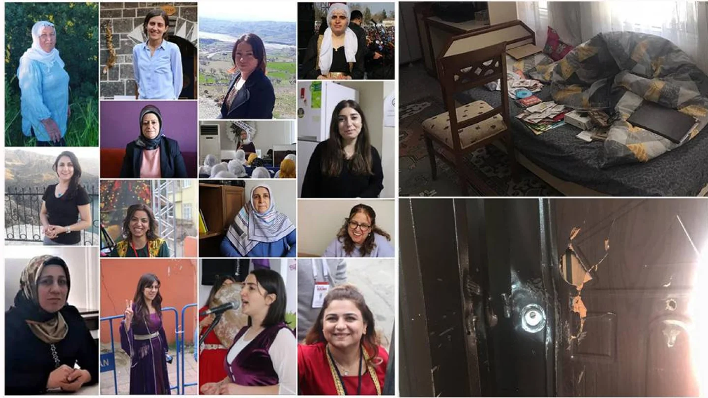 Batman siyasi soykırım operasyonunda 18 gözaltı