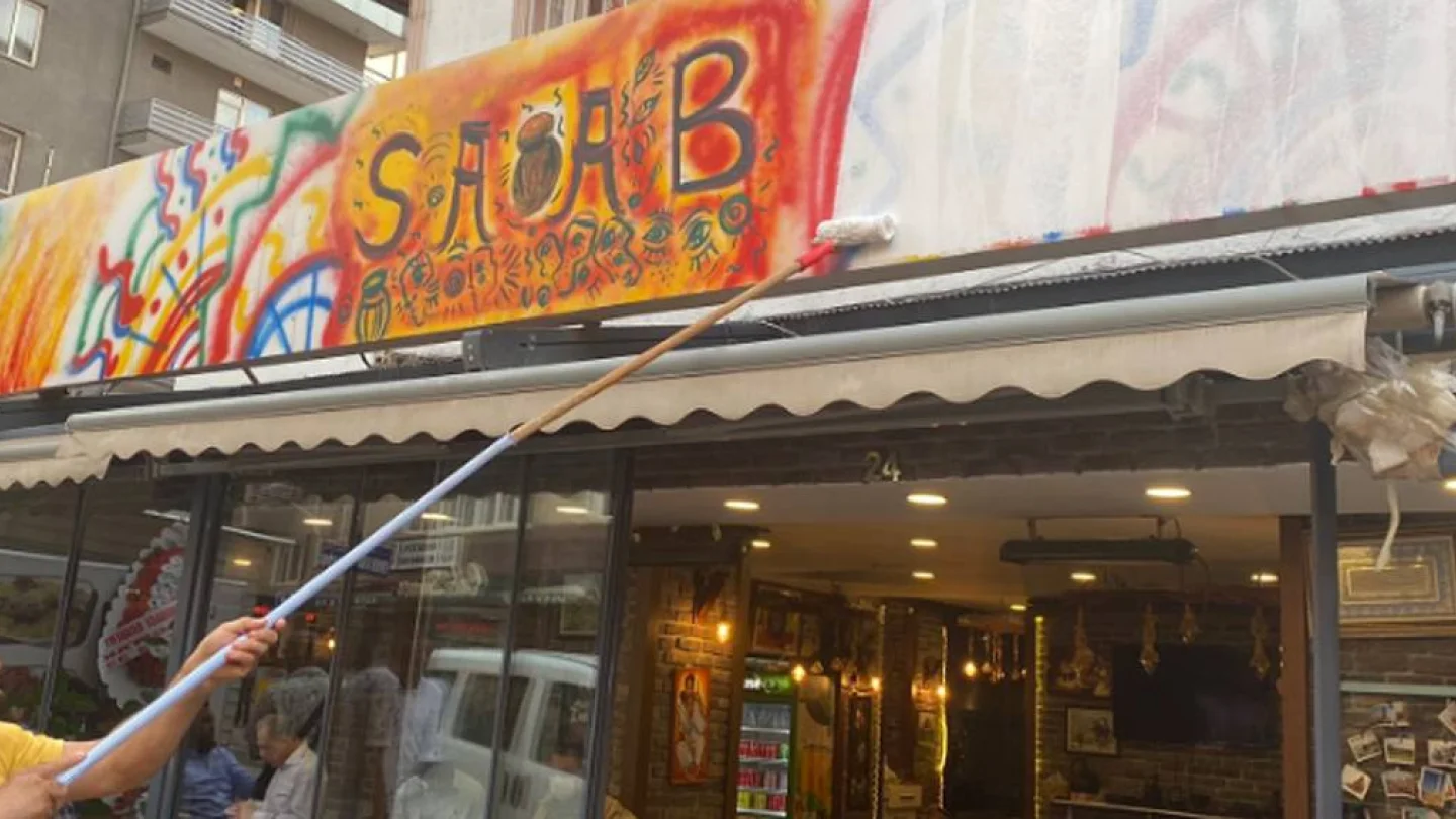 Ankara'da Somalililerin işlettiği SAAB restorant