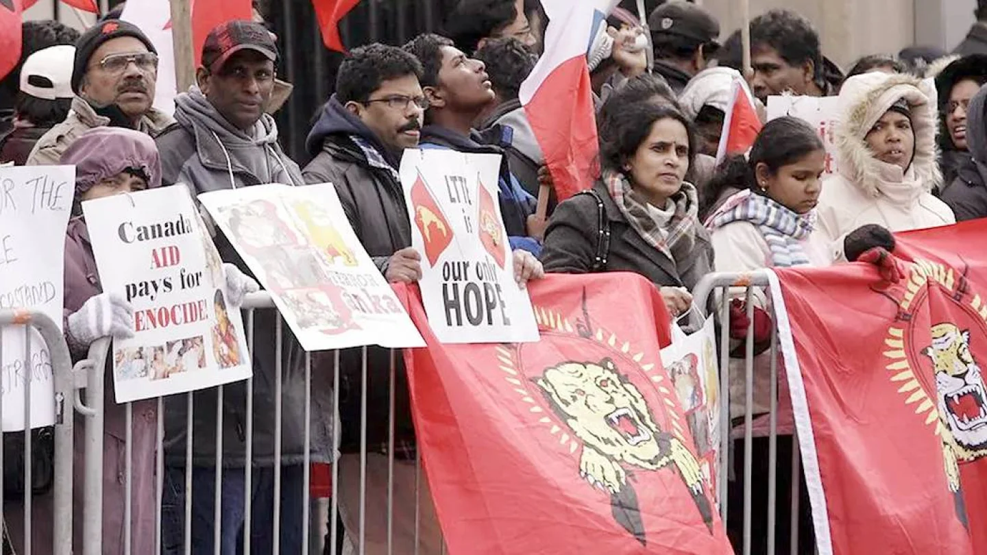 Tamil Protesto