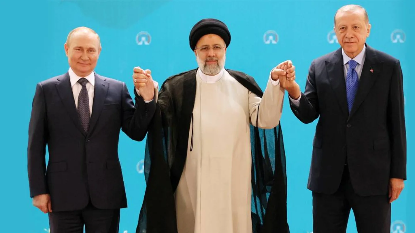 Putin, Reisi, Erdoğan