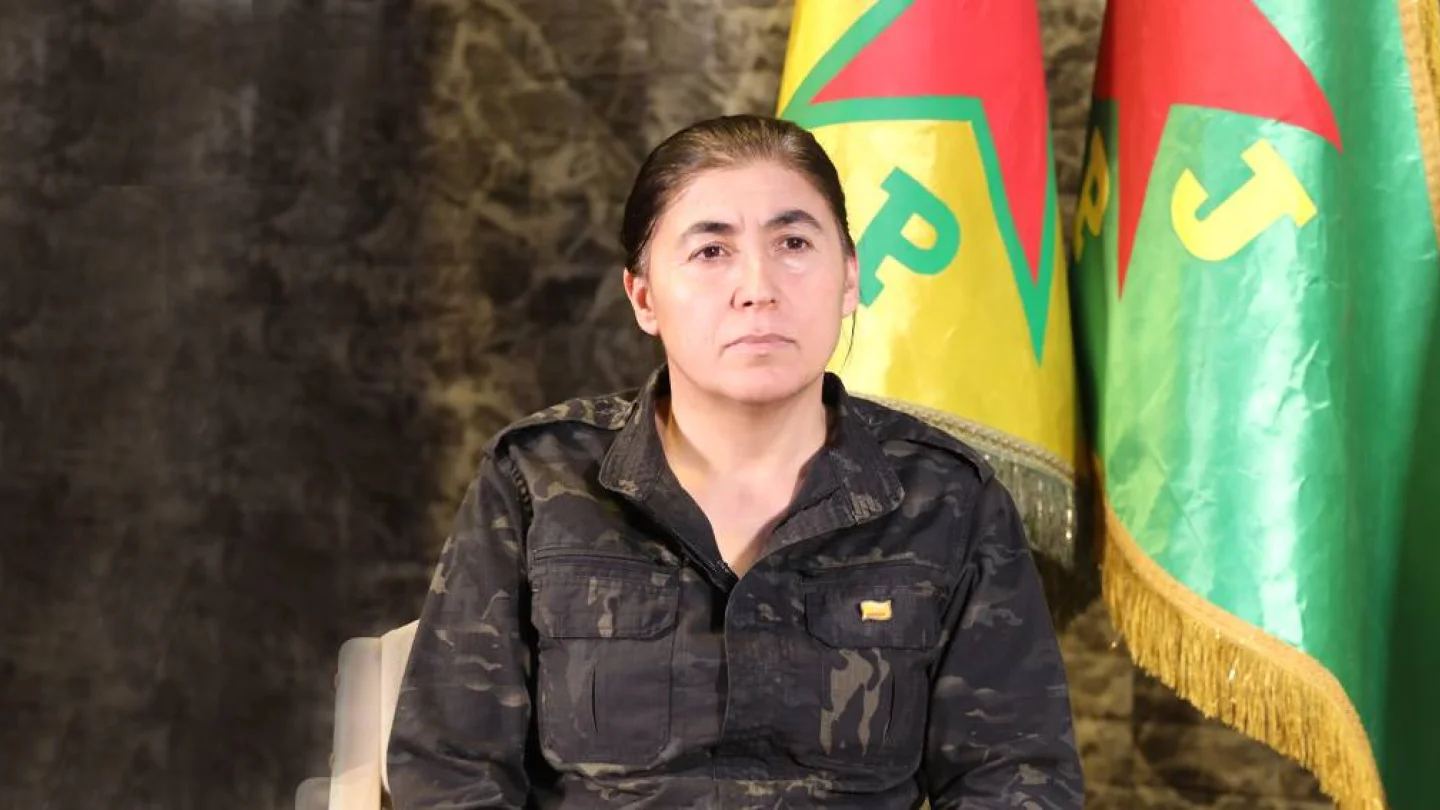 Demokratik Suriye Güçleri (QSD) Genel Komutanlık üyesi Newroz Ehmed