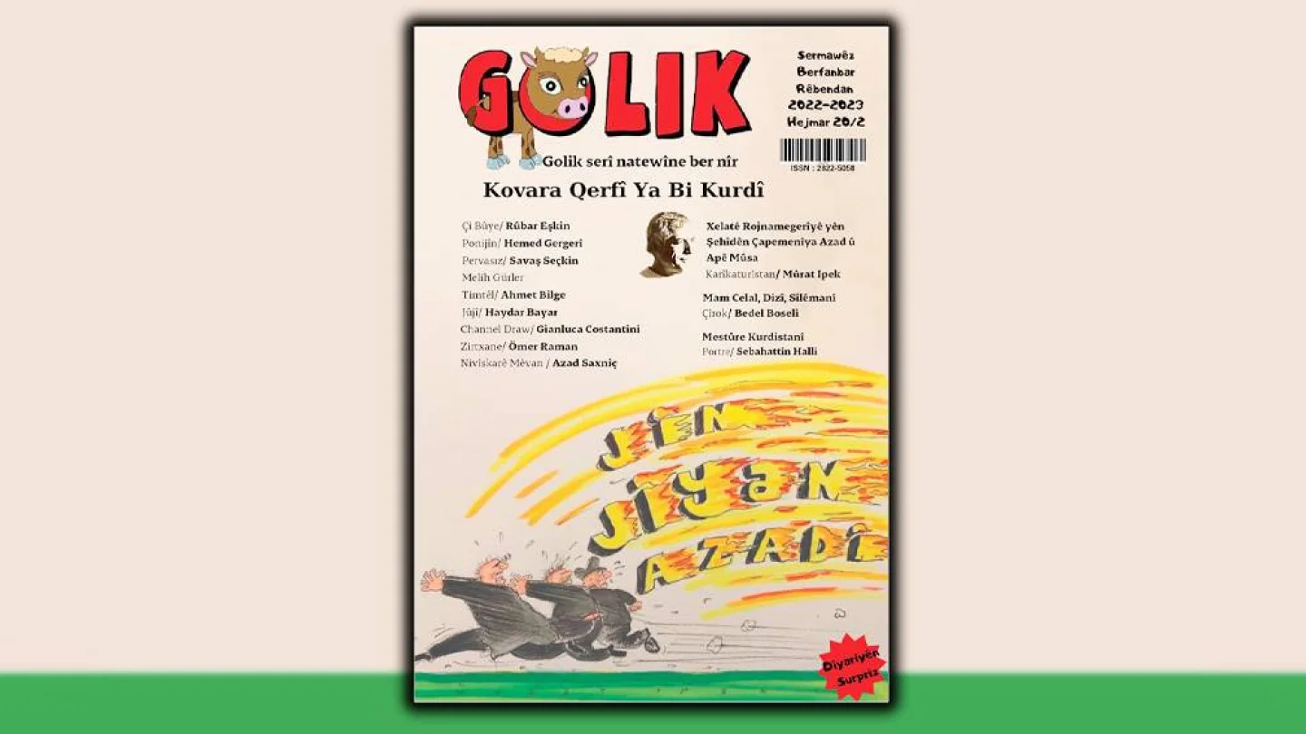 Kürtçe mizah ve karikatür dergisi Golik