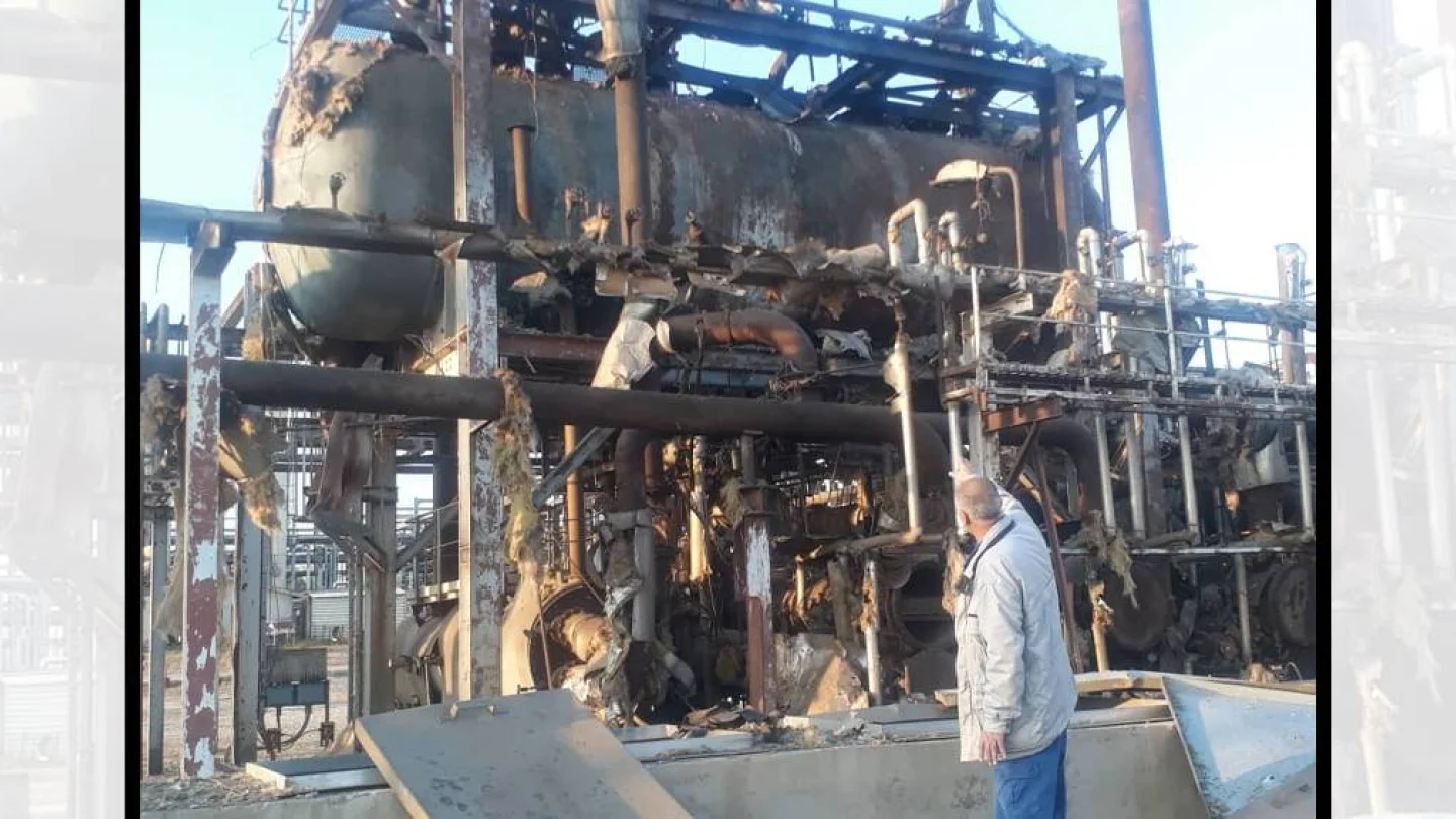 Siwêdiyê köyündeki gaz merkezi