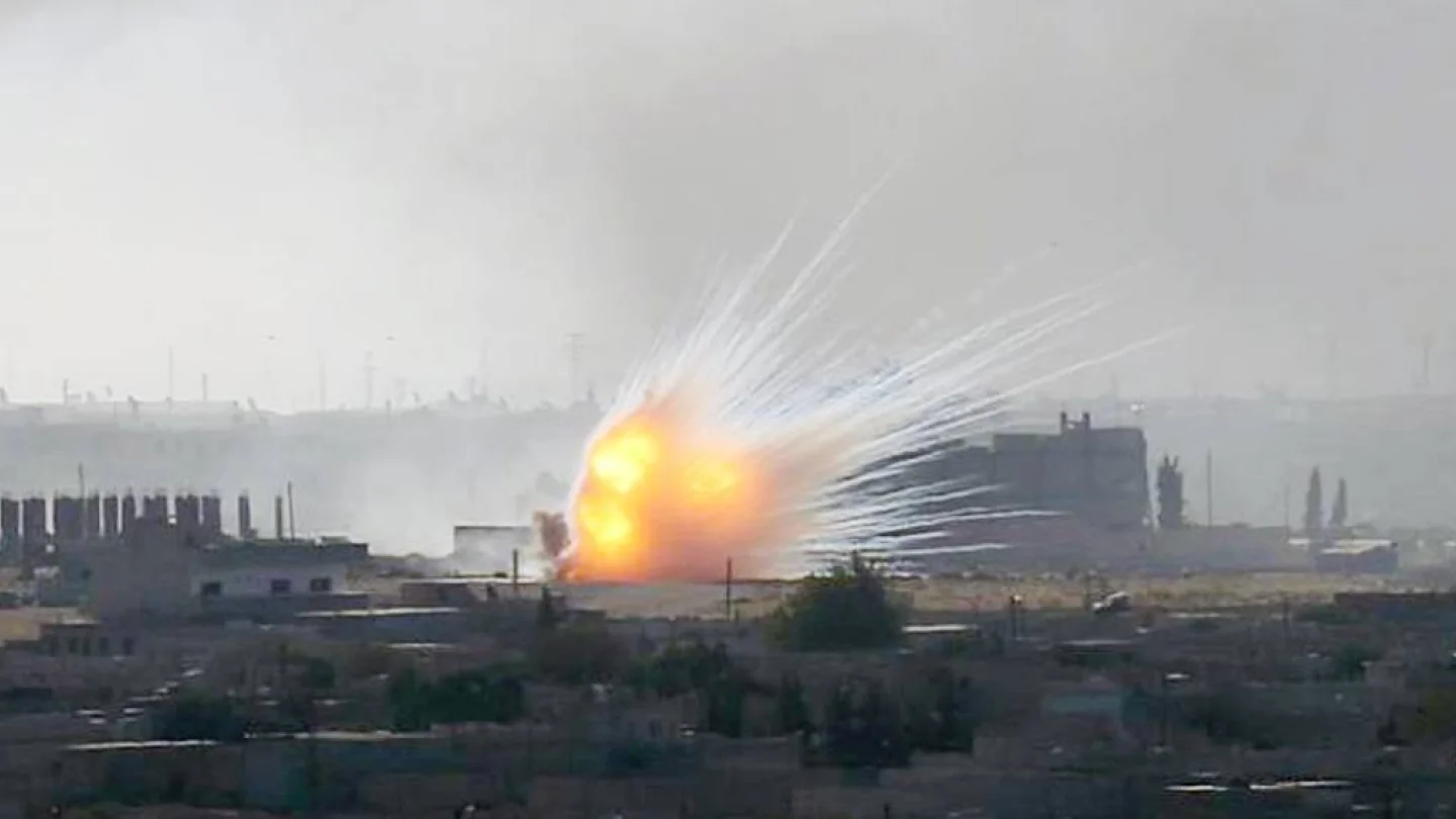 Mişrefa köyünün Türk devleti tarafından bombalanması