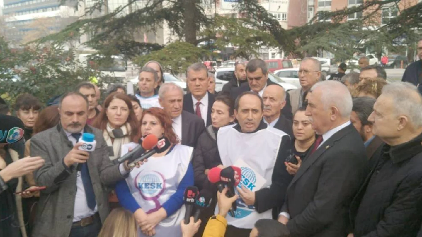 (KESK) üye ve yöneticileri, Ankara/Tandoğan