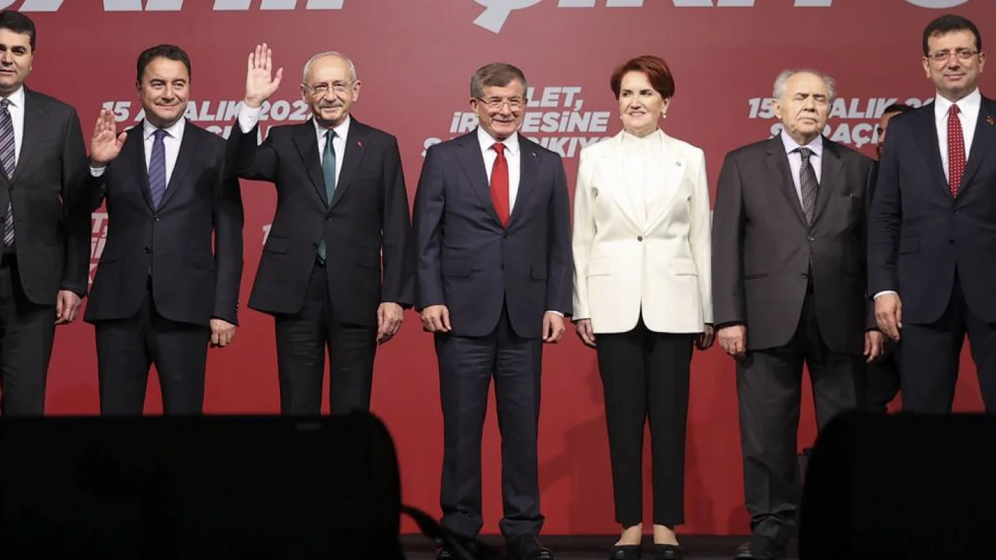 Altılı Masa bileşenleri Saraçhane mitingi