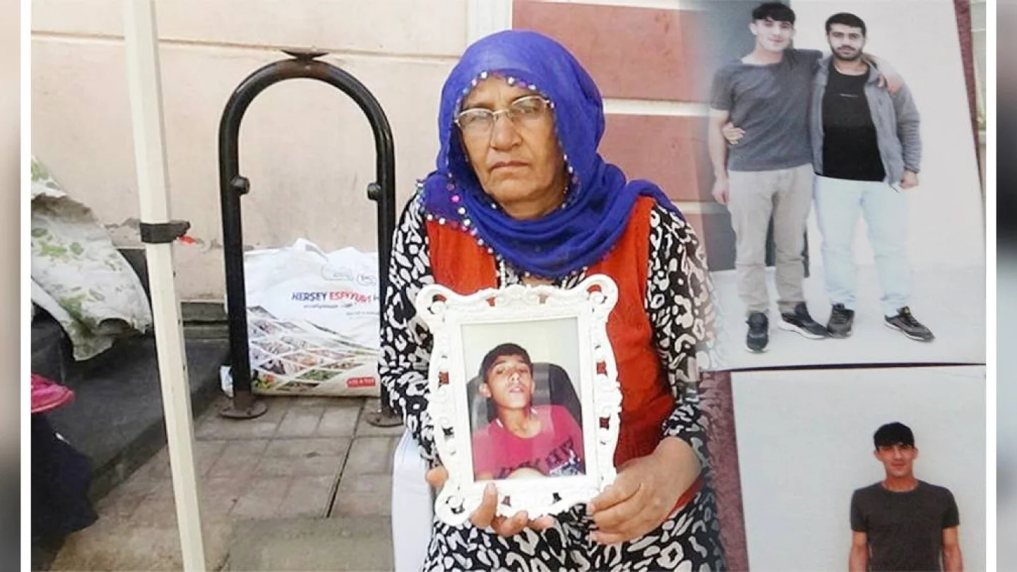 HDP Amed İl binası önünde bekletilen Remziye Akkoyun
