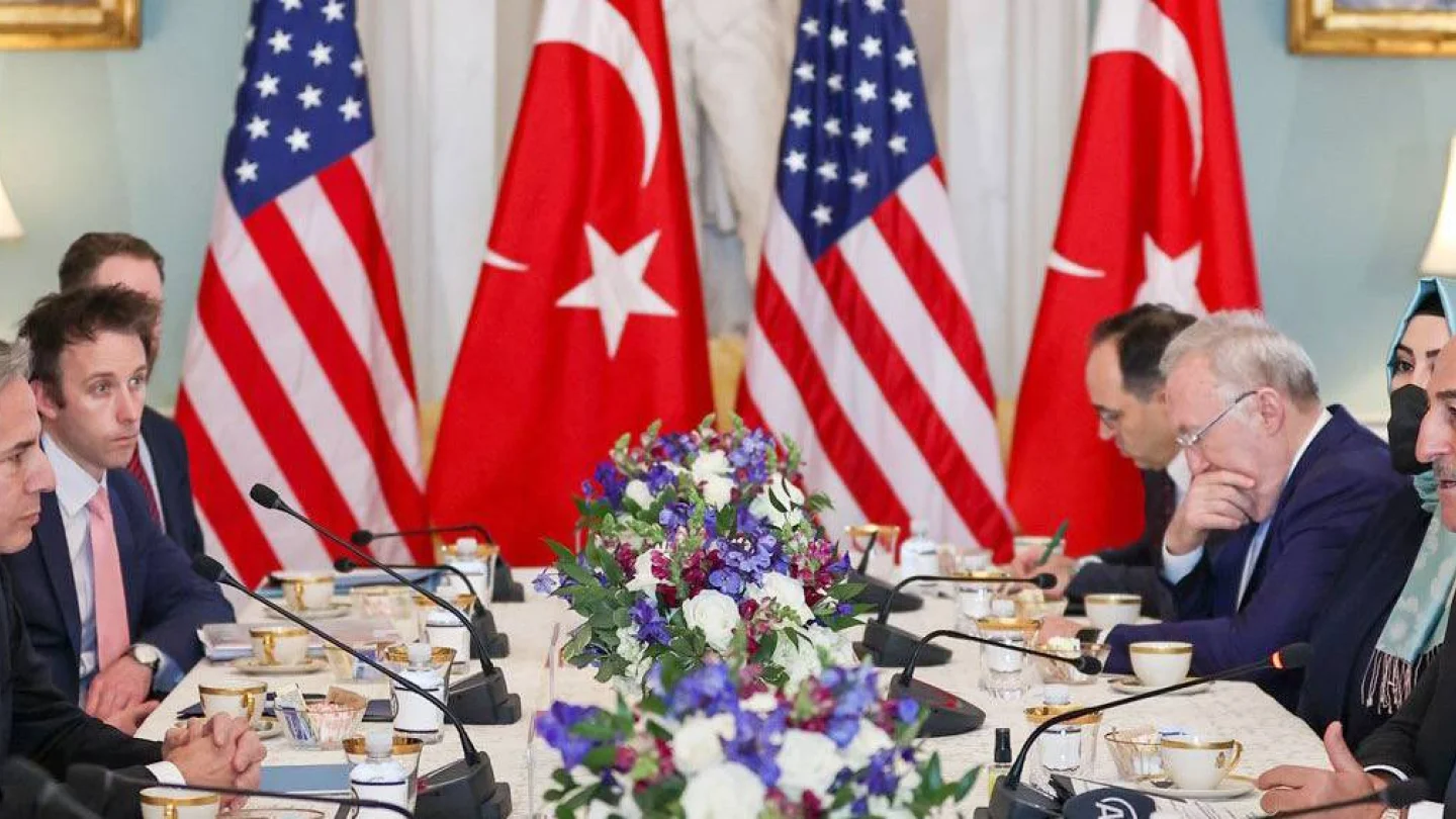 Türk Dışişleri Bakanı Mevlüt Çavuşoğlu, ABD Dışişleri Bakanı Antony Blinken ile Washington’daki görüşmesi