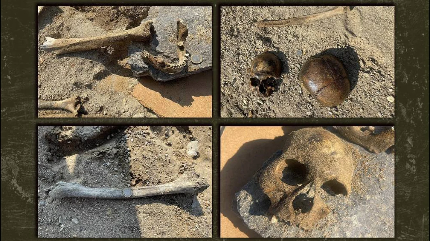 Zîlan Vadisi'nde bulunan insan kemikleri