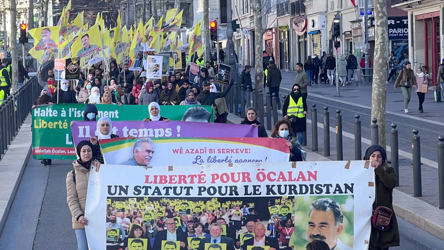 İmralı uygulamaları protestosu / Marsilya