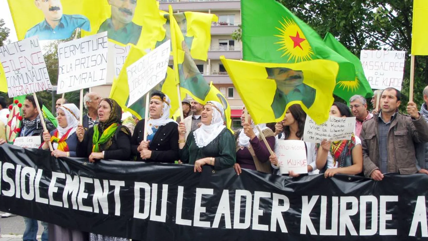Öcalan'a özgürlük eylemi