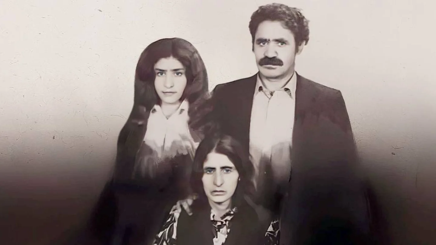 Zelxê, eşi Halil Çelebi ve kızı Emel Çelebi (Mine) ile...