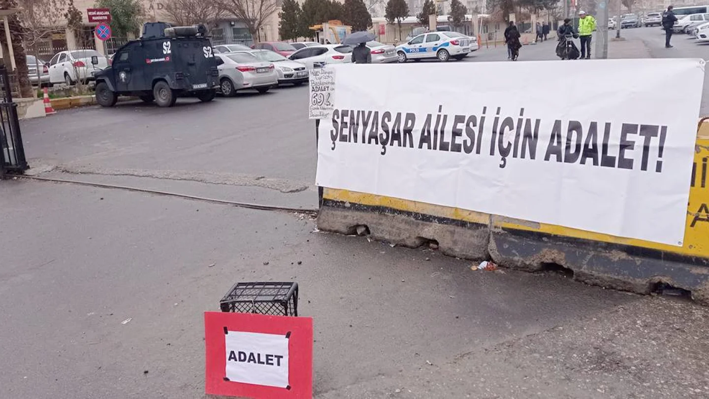 Şenyaşar ailesi adalet nöbeti