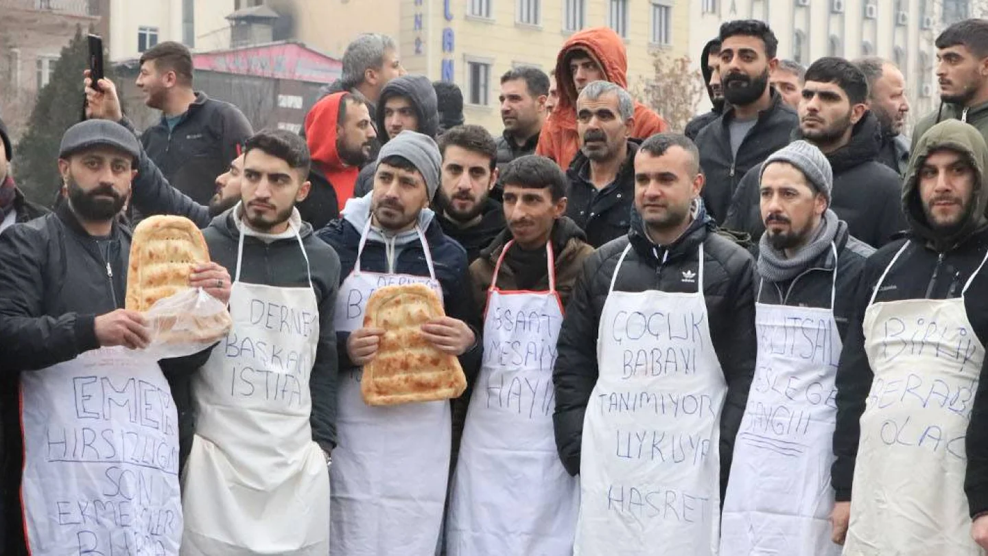 Amed'deki fırın işçileri