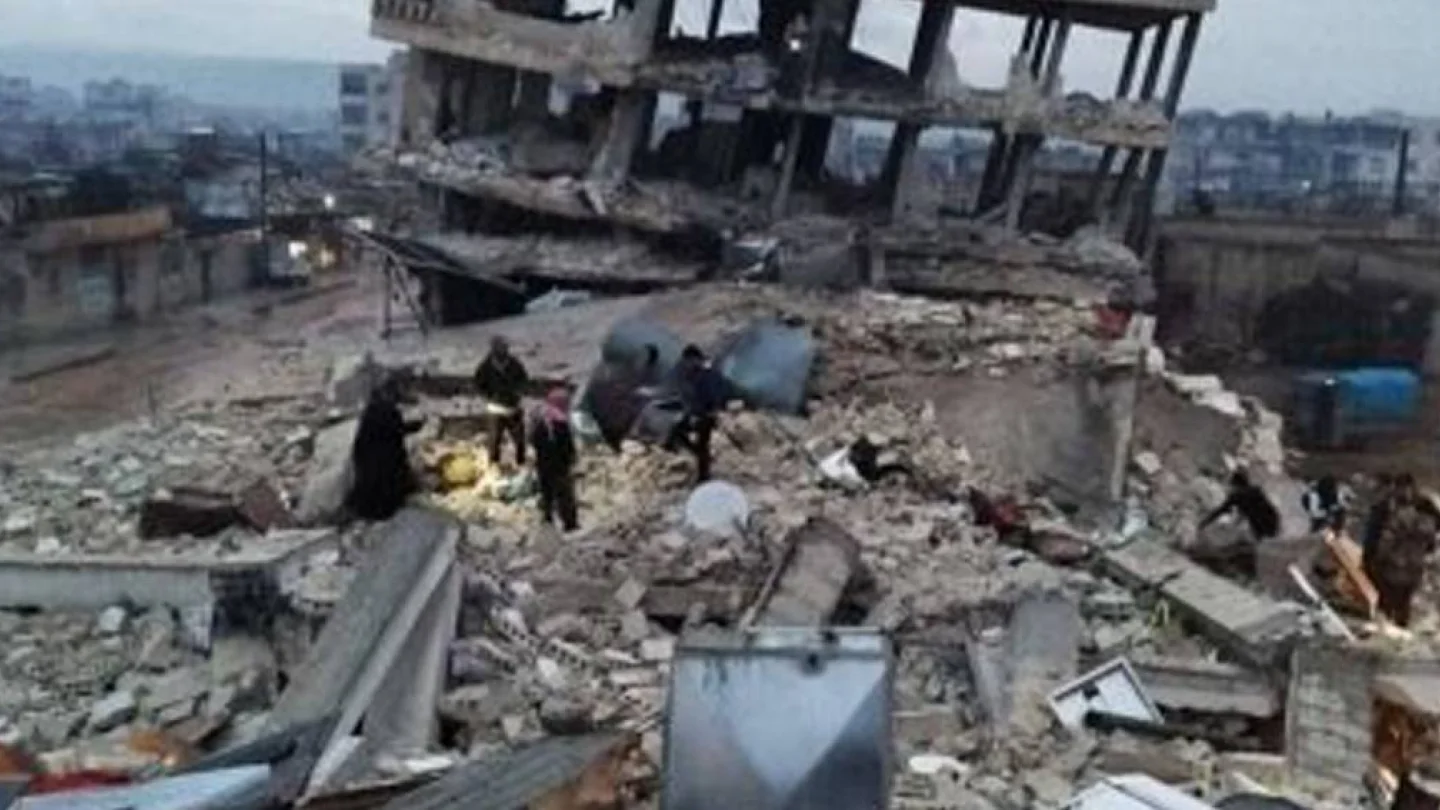 Suriye deprem bölgesi