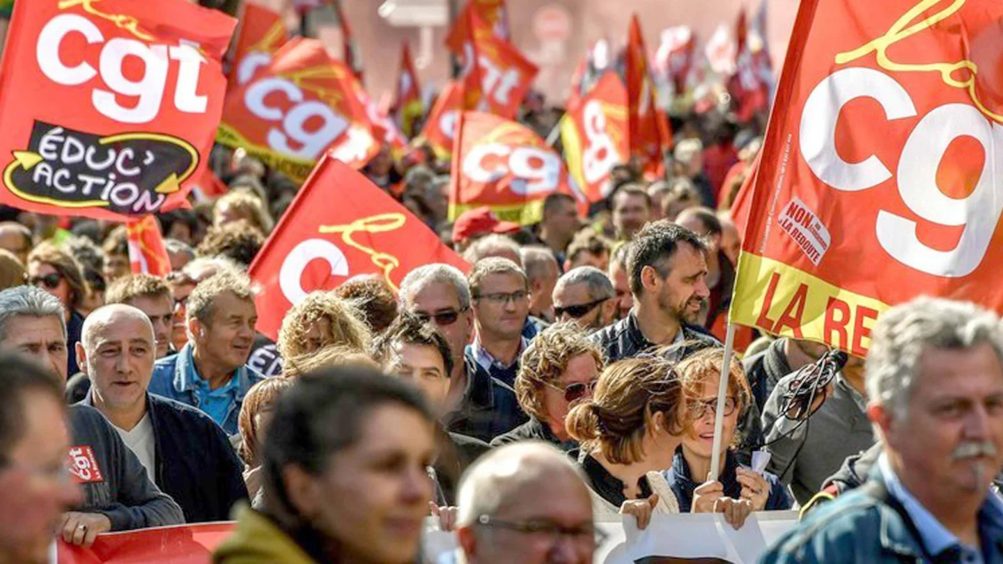 Fransa CGT protestoları