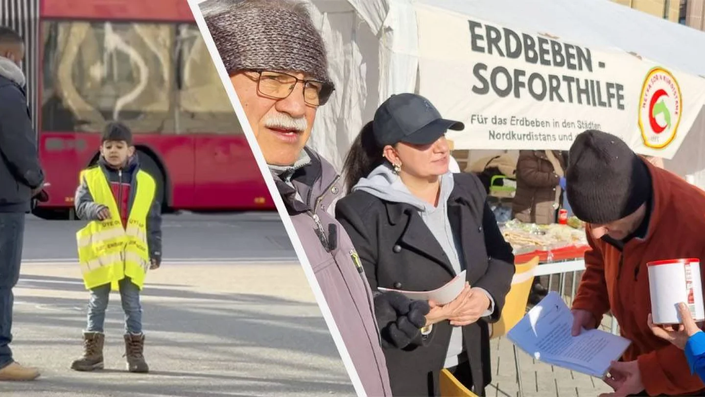 Avrupa'da yardım kampanyası