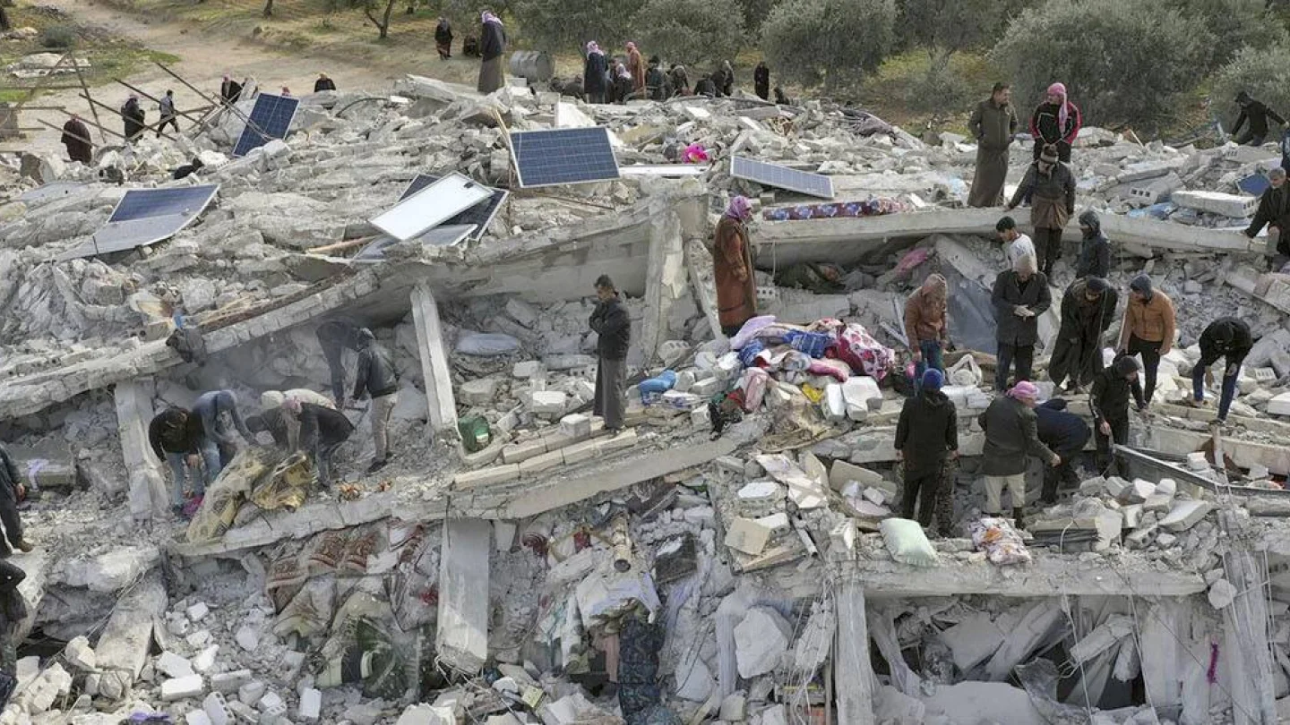 Suriye deprem alanı