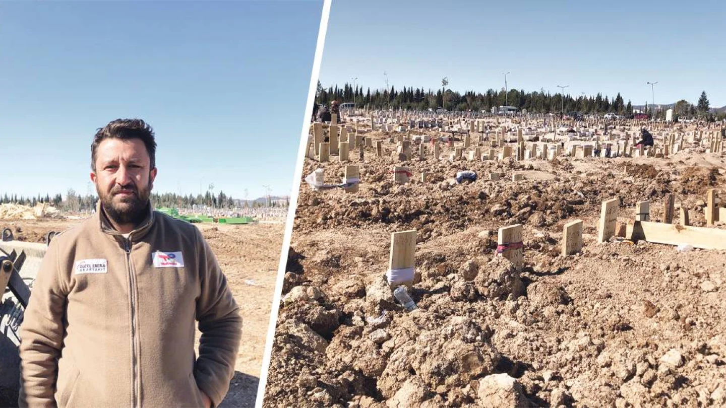 Kepçe operatörü Selahattin Sönmez