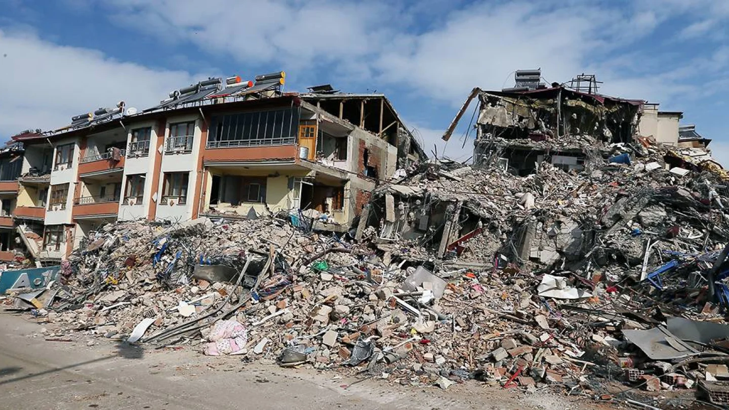 6 Şubat depremi/Foto:MA/Elbistan