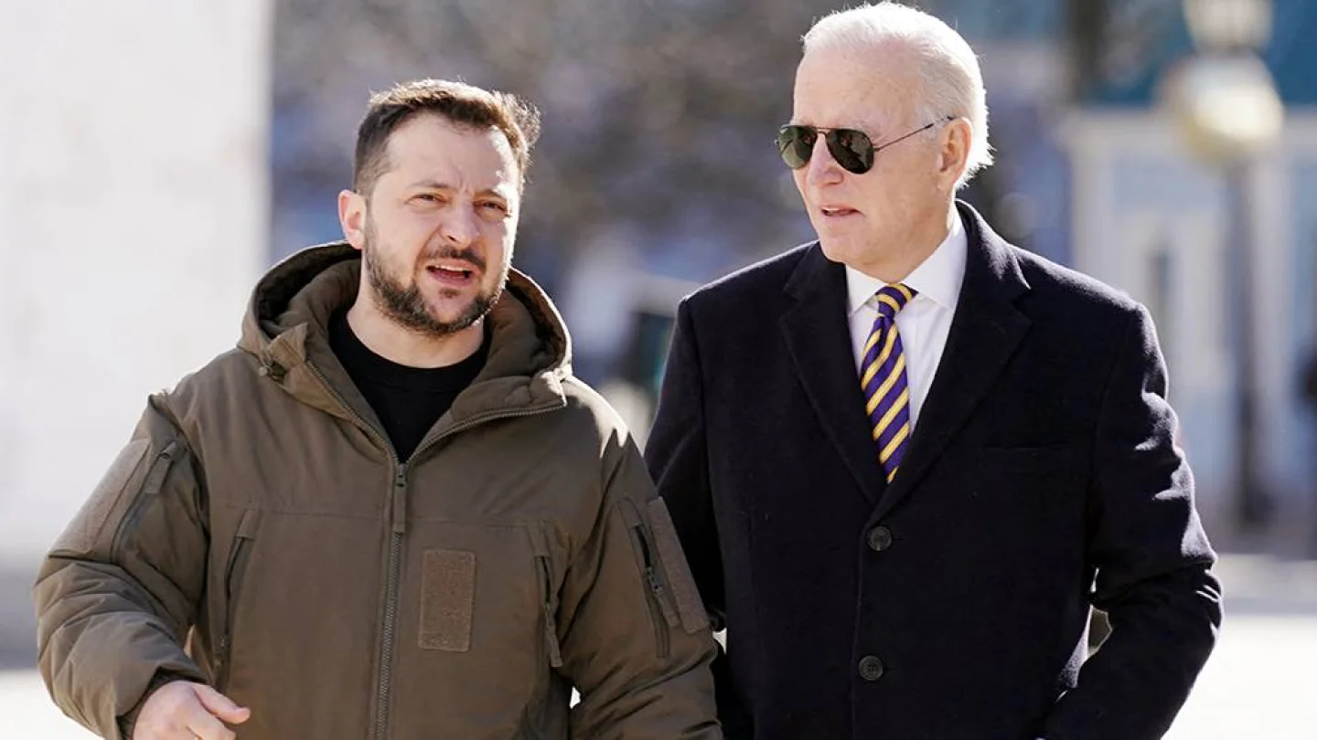 Zelensky ve Biden/foto: AFP