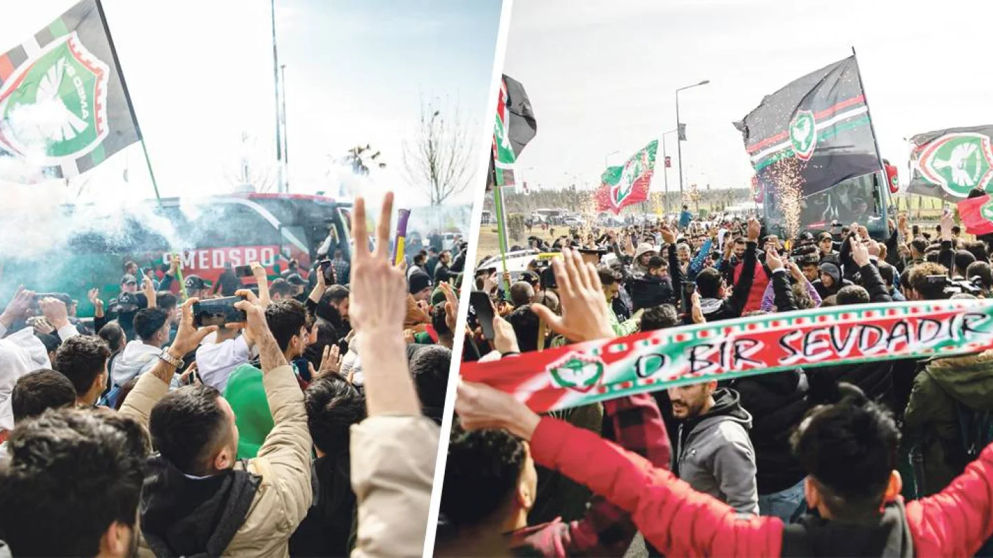 Amedspor karşılama / Foto: Metin YOKSU