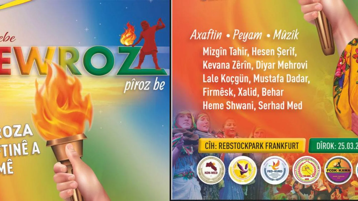 2023 Almanya Newroz afişi
