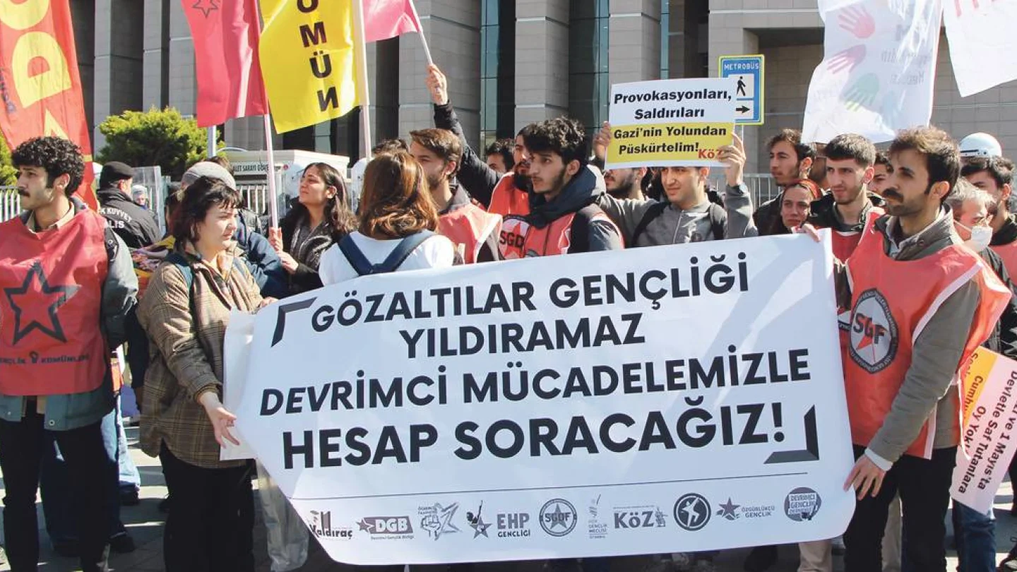 İstanbul Adliyesi önünde açıklama