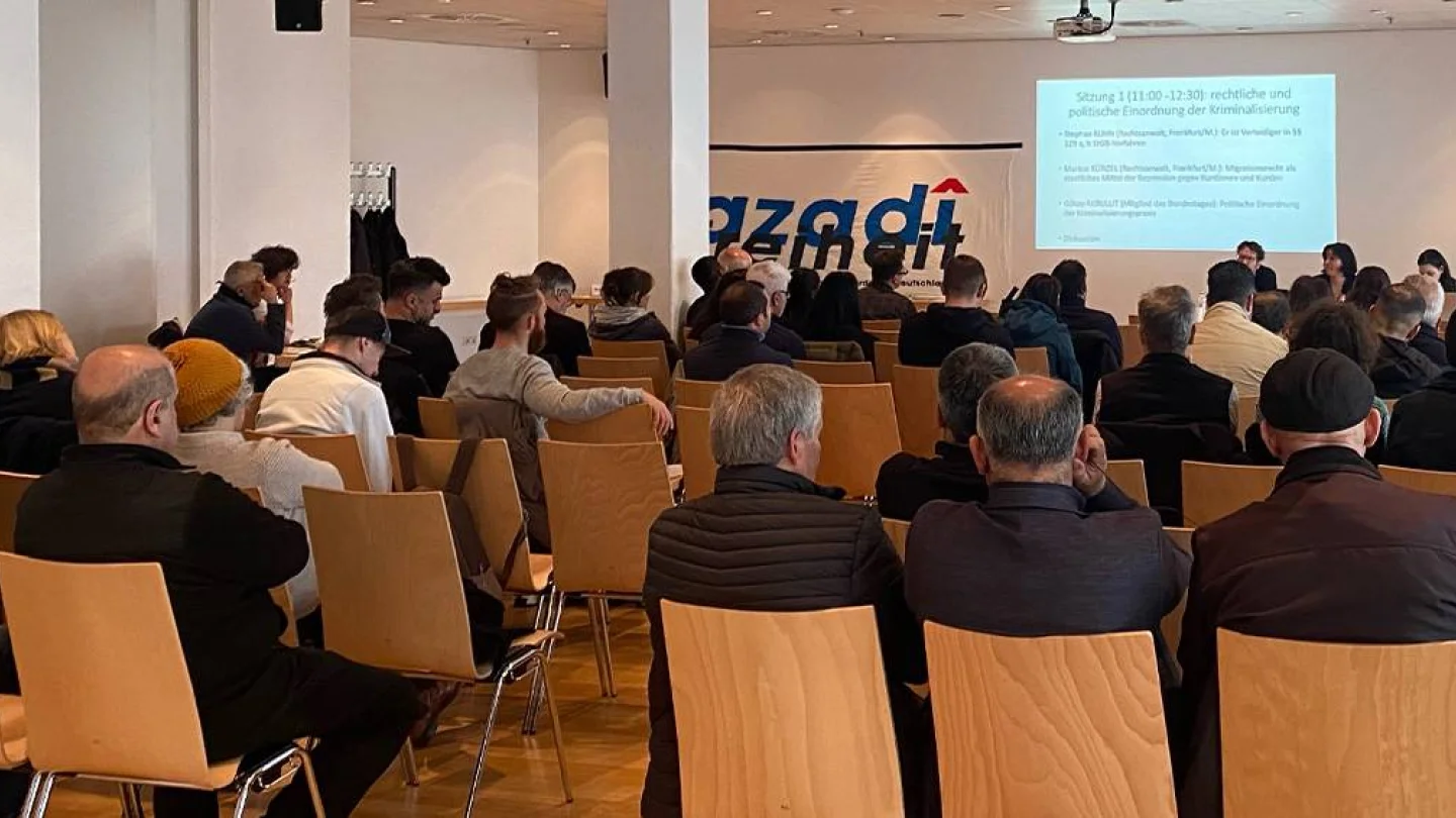 Almanya’da Kürtlerin kriminalizasyona son konferansı - Frankfurt
